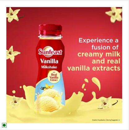 Sunfeast Vanilla Milkshake With Real Vanilla Extracts, 3x180 ml Multipack