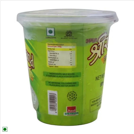 Amul Elaichi Shrikhand, 500 g Cup