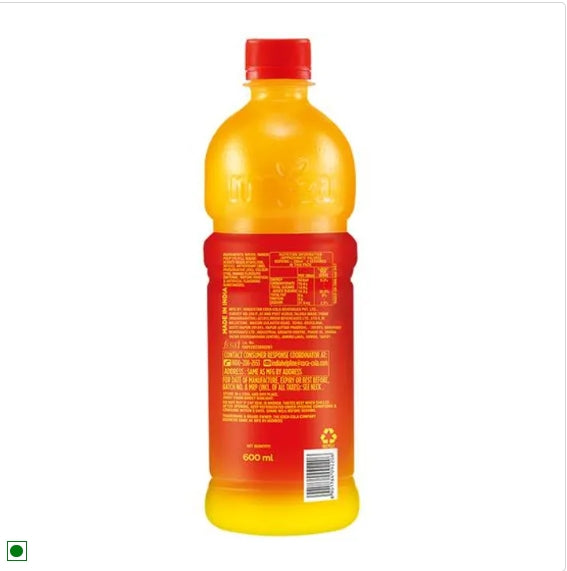 Maaza Mango Drink - Original Flavour, Refreshing, 600 ml Pet Bottle