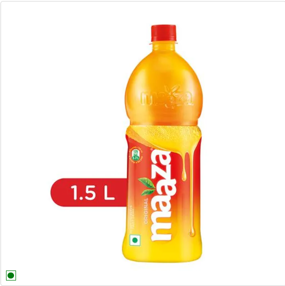 Maaza Mango Drink - Original Flavour, Refreshing, 600 ml Pet Bottle