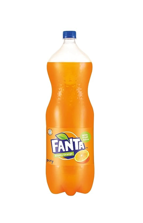 FANTA®️ Orange Flavored Cold Drink | Soft Drink with Added Orange Flavour | Delicious Orangey Flavor| Recyclable PET Bottle, 2.25 L