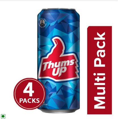 Thums Up Soft Drink, 4x300 ml Multipack