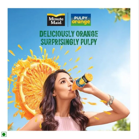 Minute Maid Minute Maid Pulpy Orange Juice - Ready-To-Serve Fruit Drink, 1 L Pet Bottle