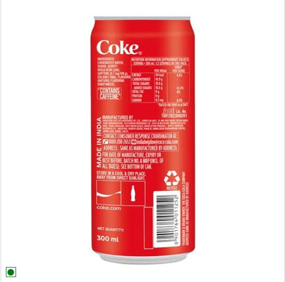 Coca Cola Original Taste Soft Drink, 4x300 ml Multipack