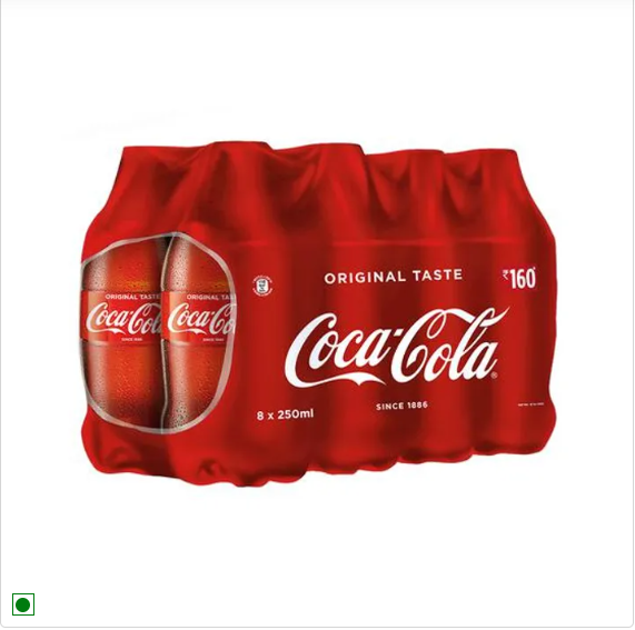 Coca Cola Original Taste Soft Drink, 4x300 ml Multipack