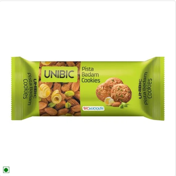 UNIBIC Cookies - Pista Badam, 75 g Pouch