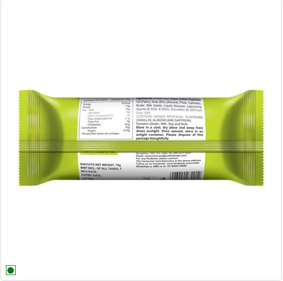 UNIBIC Cookies - Pista Badam, 75 g Pouch