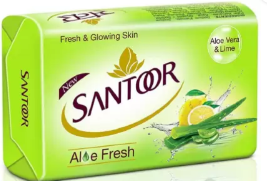 Santoor alloy fresh soap 125g