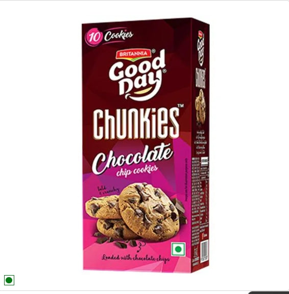 Britannia Good Day Chunkies Chocolate Cookies, 120 g