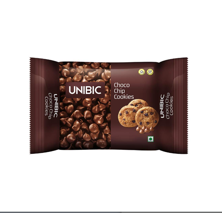 UNIBIC Cookies - Choco Chip, 3x75 g Multipack