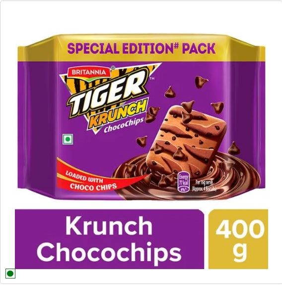 Britannia Tiger Krunch Biscuits, 400 g