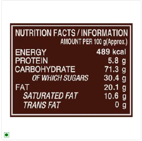 Parle Happy Happy Choco-Chip Cookies, 396