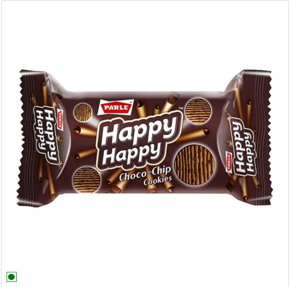 Parle Happy Happy Choco-Chip Cookies, 396