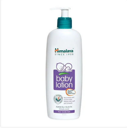 Himalaya Baby Lotion - With Almond Oil & Olive Oil, Paraben Free, 400 ml