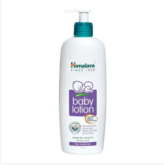 Himalaya Baby Lotion - With Almond Oil & Olive Oil, Paraben Free, 400 ml