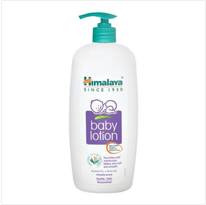 Himalaya Baby Lotion - With Almond Oil & Olive Oil, Paraben Free, 400 ml