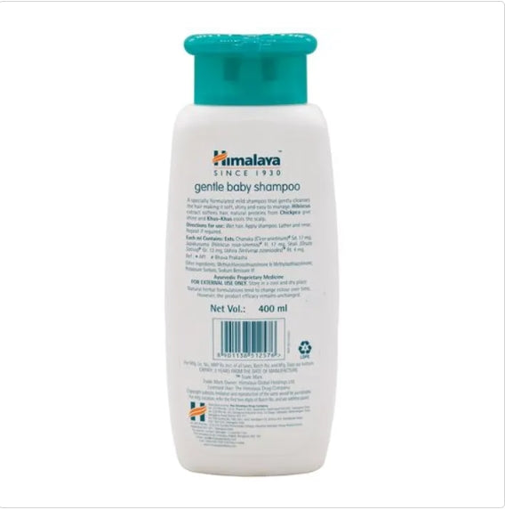 Himalaya Gentle Baby Shampoo - Mild, No Tears, Paraben Free, 400 ml