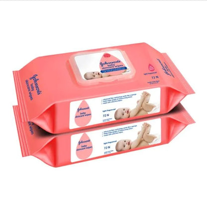 Johnson's baby Baby Skincare Wipes - Super Saver Pack, 72 pcs (Rs. 60 Off on Pack of 2)