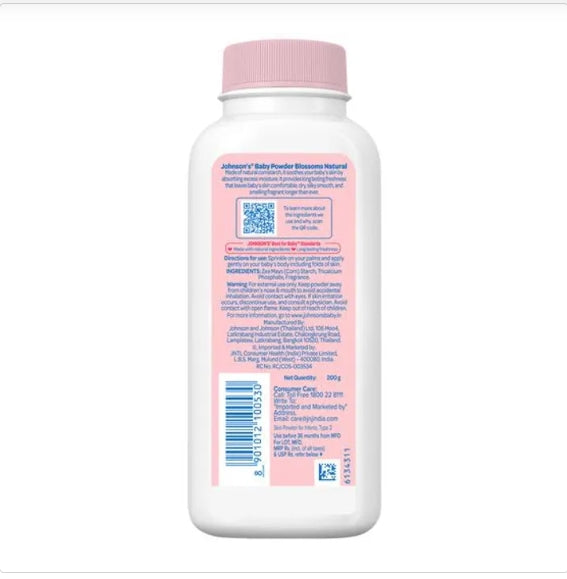 Johnson's baby Baby Powder - Blossoms Natural, 200 g