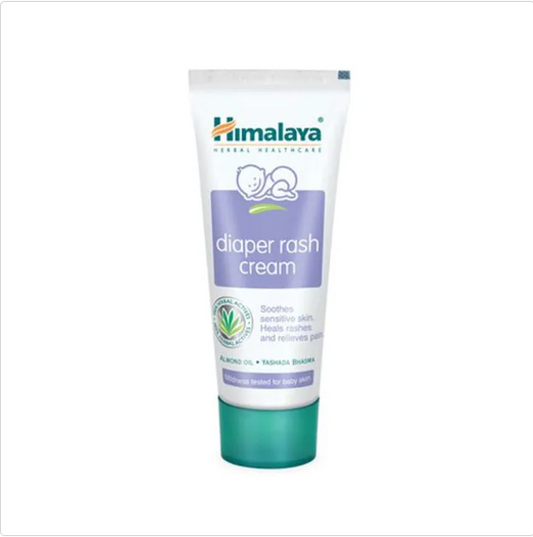 Himalaya Baby Diaper Rash Cream - With Almond Oil & Yashada Bhasma, Paraben Free, 50 g