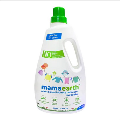 Mamaearth Plant Based Laundry Detergent For Babies, 1 L