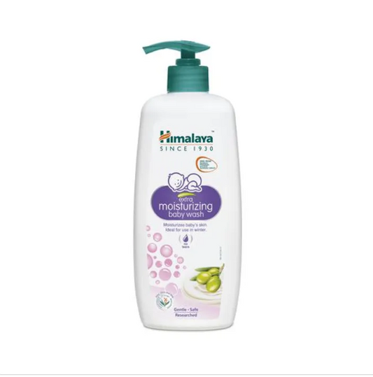 Himalaya Extra Moisturizing Baby Wash - Paraben Free, No Tears Formula, 400 ml