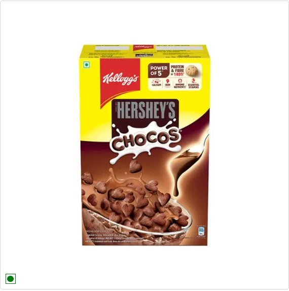 Kelloggs Hershey's Chocos - Chocolatey Breakfast Cereal For Kids, 325 g