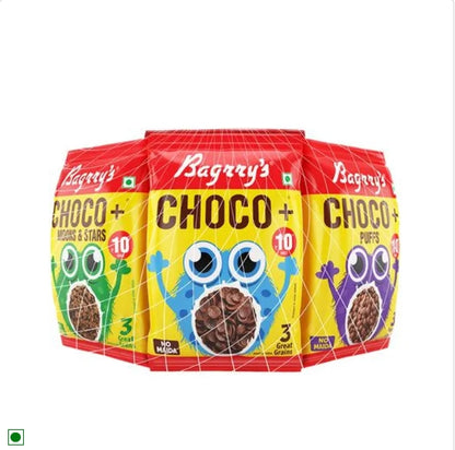 Bagrrys Choco+ Variety Pack - Assorted Flavours, 24 g (Pack of 6)