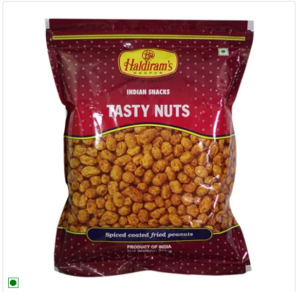 Haldiram's Namkeen - Tasty Nuts, 400 g Pouch