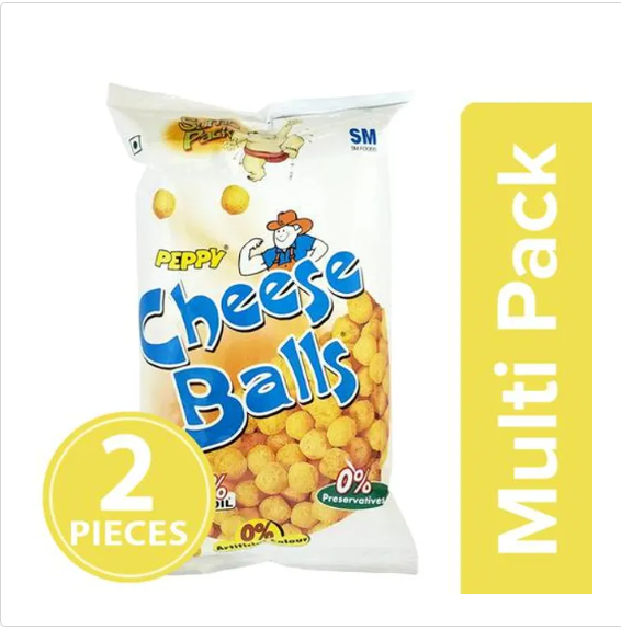 PEPPY Cheese Balls, 3x60 g Multipack