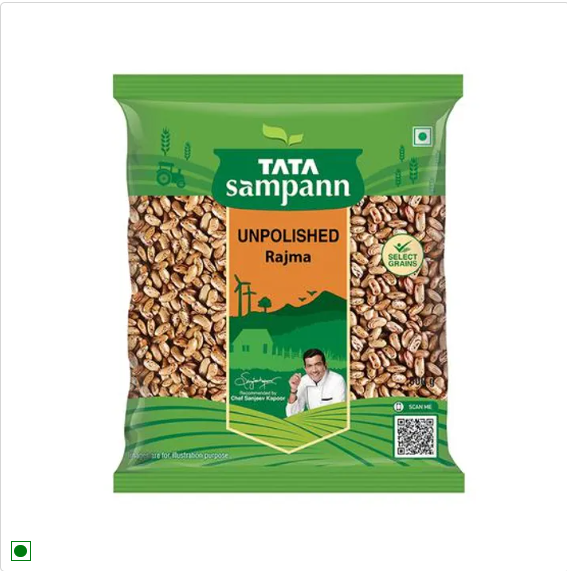 Tata Sampann Sampann Unpolished Rajma/Capparadavare, 500 g