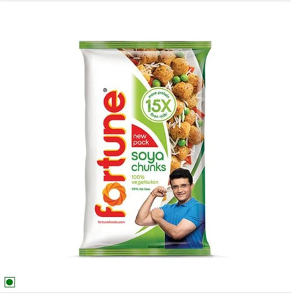 Fortune Soya Chunks, 1 kg Pouch