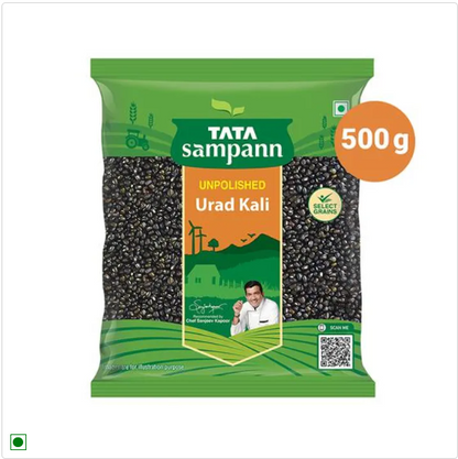 Tata Sampann Unpolished Urad Kali, 500 g Pouch