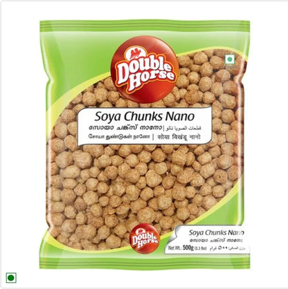 Double Horse Soya Chunks - Nano, 200 g