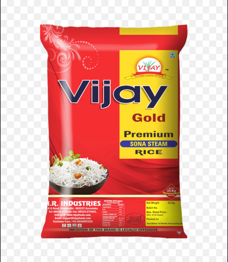 VIJAY RED GOLD PREMIUM SONA STEAM RICE