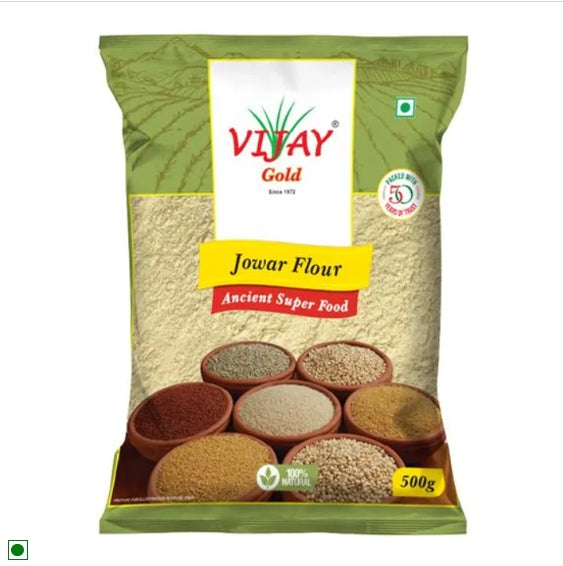 Vijay Gold Jowar Flour, 500 g