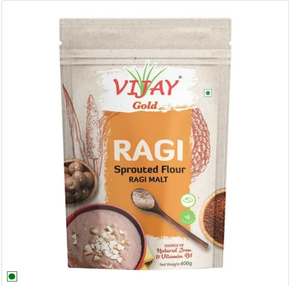 Vijay Gold Ragi Sprouted Flour/ Malt, 400 g