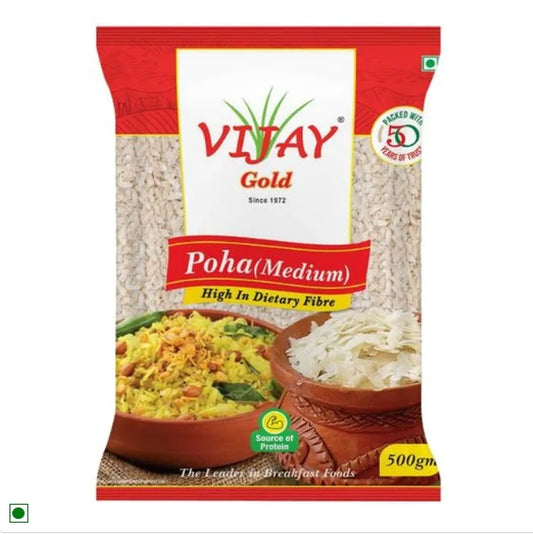 Vijay Medium Poha, 500 g