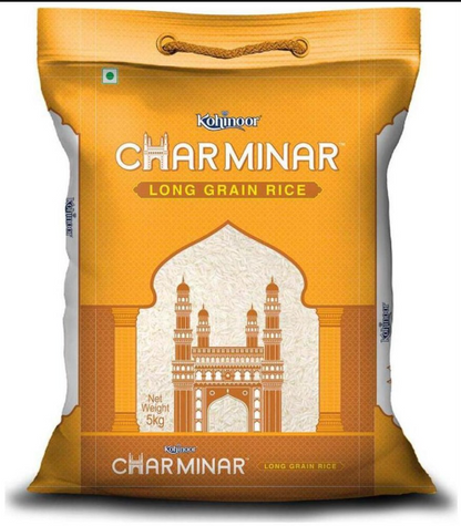 Kohinoor Charminar Long Grain Rice, 1 kg Pouch