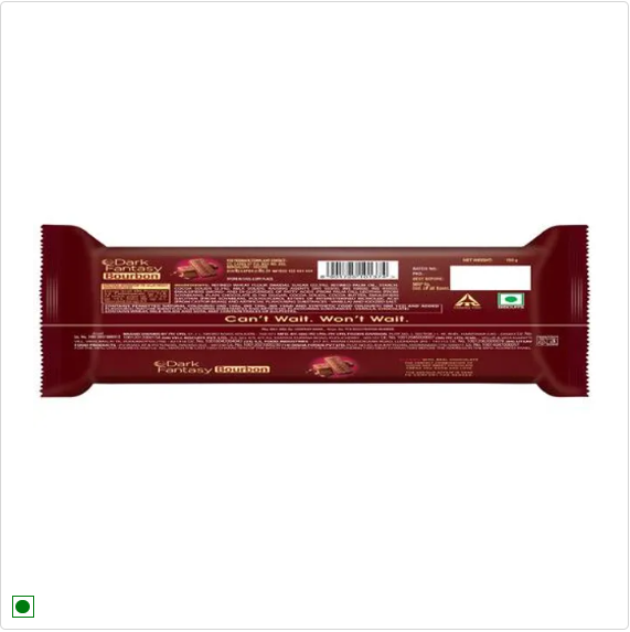 Sunfeast Dark Fantasy Bourbon Biscuits, 120 g