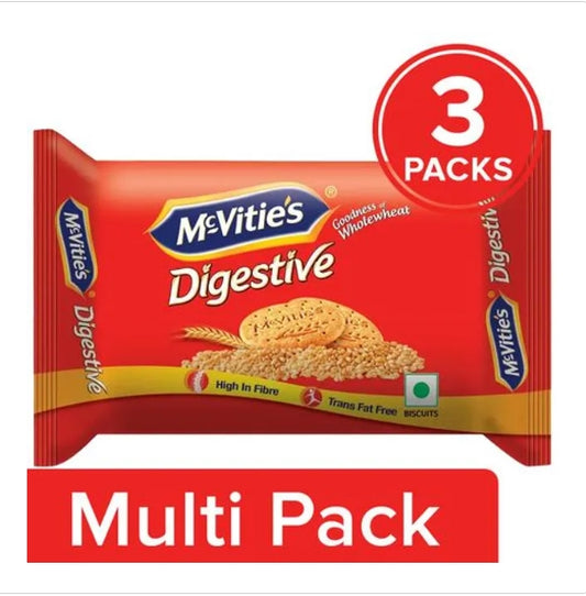 McVitie's Digestive Biscuits, 3 x 200 g Multipack