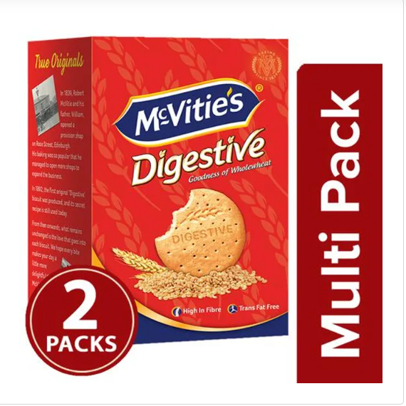 McVitie's Digestive Biscuits, 3 x 200 g Multipack