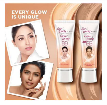 Glow & Lovely BB Cream Make Up + Multivitamin Cream Shade 01, 18 g Tube