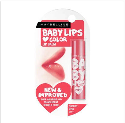 Maybelline New York Baby Lips Lip Balm, 4 g Cherry Kiss