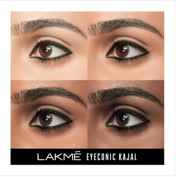 Lakme Kajal - Eyeconic, Twin Pack, 0.7g