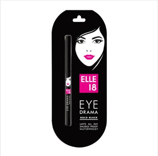 Elle 18 Eye Drama Kajal - Super Black, 0.35 g