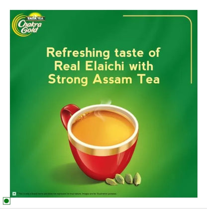 Tata Tea Chakra Gold Elaichi Flavoured Tea, 250 g