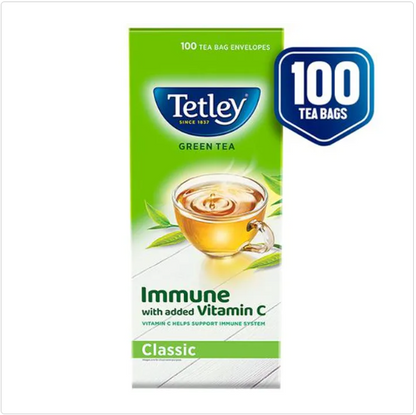 Tetley Green Tea - Regular, 2x100 Teabags Multipack