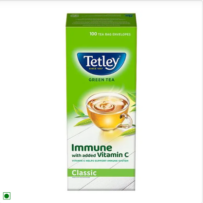 Tetley Green Tea - Regular, 2x100 Teabags Multipack