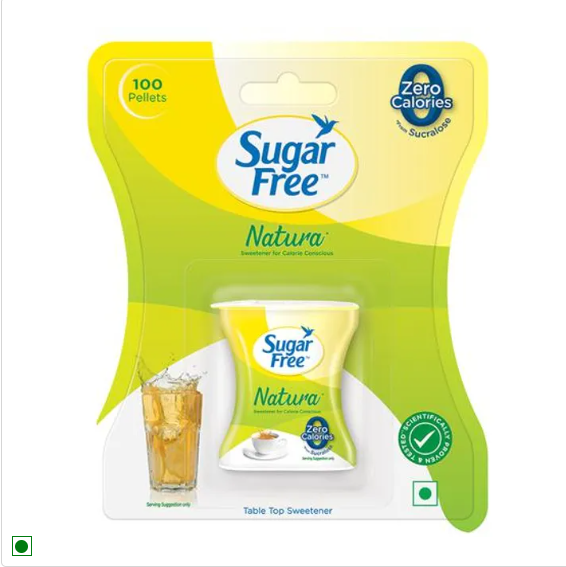 Sugar Free Natura Sweetener, 2x100 g Multipack